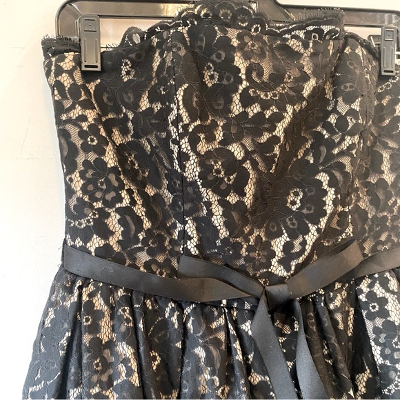 Strapless lace little black dress - Robert Rodriquez - Picture 2 of 6